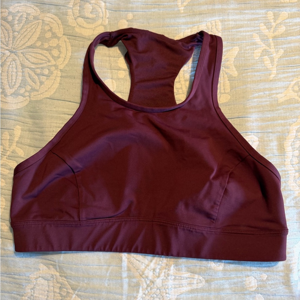 Lululemon Athletica Maroon Sports Bra